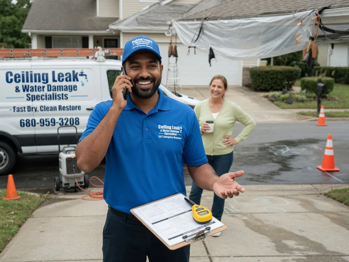 Ceiling Leak Cleanup Hines, OR FAQs
